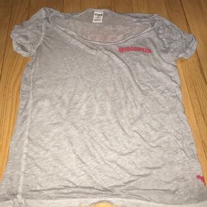 PINK UW-Wisconsin T